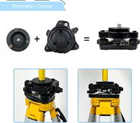 SMAJAYU SMA26 PLUS RTK GNSS GPS Base Rover avec logiciel, trépied, tribrach et kits complets pour équipement de levés routiers, de ponts et topographiques
