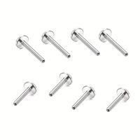 Accessoires de tatouage, Bijoux de piercing en titane, Clous de piercing labret à filetage interne, Tige de guidage pour piercing, Tige de connexion, Tige d'insertion conique