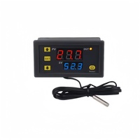 Module de thermostat numérique 12V CC avec affichage LED et interrupteur de contrôle pour systèmes de chauffage et de refroidissement d'incubateurs