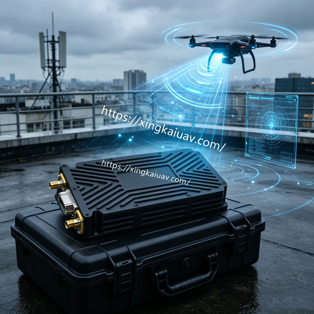 Manet Mesh Network 4W Fhss Hopping Frequency SDR Mesh Radio Communication System Fpv Video Transmission Drone Control System