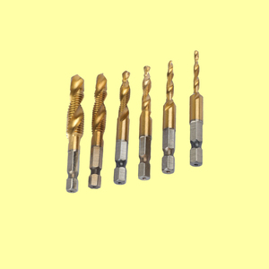 Nguồn nhà sản xuất Hex Shank HSS <span class=keywords><strong>Metric</strong></span> chủ đề <span class=keywords><strong>tap</strong></span> khoan bit xoắn ốc hình thang <span class=keywords><strong>tap</strong></span> tay vít vòi vít <span class=keywords><strong>tap</strong></span> - Product Image 5