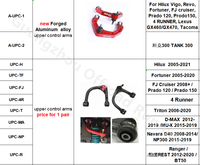 Kit de Réhausse Hilux Vigo Bras Supérieur en Alliage d'Aluminium Kits de Suspension Réhaussée 4x4 Hilux Haute Qualité