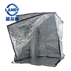 Housse de palette isolante Landy 1,1x1,1x1,3m en feuille d'aluminium pour la conservation de la chaleur et l'emballage d'exportation - Product Image 2