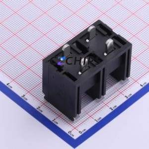 KF88L-16.0-2P Barrier Terminal Block Through hole Component (THT),P=16mm Connector With Cover Plate 16mm 1x2P Straight Pin - Product Image 2