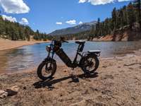 Vélo Électrique Hybride Eahora Juliet, Moteur Personnalisé, 52V 60Ah, Pneus Larges, Vélo Cargo Urbain, Entrepôt UE