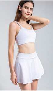 Vêtements de tennis pickleball respirants à séchage rapide ensemble de jupes de tennis deux pièces pour femmes - Product Image 6