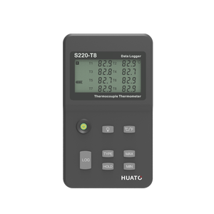 Huato s220-T8 produzione industriale, trasformazione alimentare Multi-canale palmare digitale termocoppia di temperatura dati Logger S220-T8 - Product Image 1