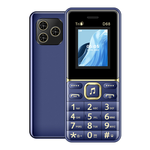 Thiết kế mới nhất D68 tùy chỉnh điện thoại di động 1.77inch 3 Sim thẻ 1800mAh pin 2 gam GSM OEM điện thoại di động - Product Image 2