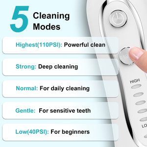 H2ofloss Sản phẩm bán chạy nhất 2024 USB sạc <span class=keywords><strong>Flosser</strong></span> nước cầm tay có thể sạc lại không thấm nước IPX7 nha khoa Irrigator Miệng - Product Image 2