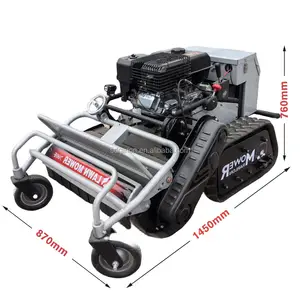 Remote-controlled self-propelled agriculture equipment and tools gps robotic rubber crawler flial mower