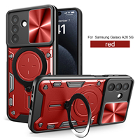 Étui magnétique antichoc en TPU pour support de voiture pour Samsung Galaxy A26 Hybrid Armor Cover