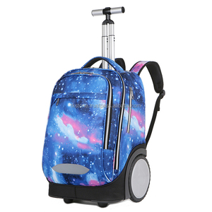 2024 Winter Sports Style Waterproof Oxford Trolley Bag Business Travel and School Backpack with Storage <b>Luggage</b> Features - Product Image 1