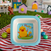 Bol en mélamine avec imprimé personnalisé de dessin animé, vaisselle de table pour l'alimentation des enfants, 5.1 pouces, offre spéciale