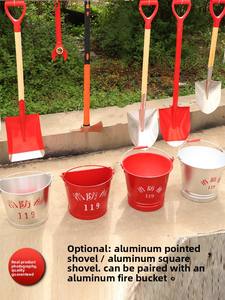 <span class=keywords><strong>Pelle</strong></span> à charbon <span class=keywords><strong>en</strong></span> aluminium anti-explosion et antistatique 270x520mm vendue séparément, manche <span class=keywords><strong>en</strong></span> bois, <span class=keywords><strong>pelle</strong></span> carrée/pointue blanche/rouge - Product Image 4