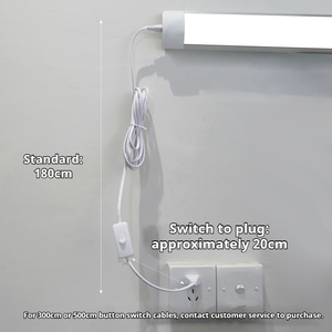 شريط إضاءة <span class=keywords><strong>LED</strong></span> أنبوب مصباح ألومنيوم مقاوم للغبار 20 واط 30 واط 40 واط إضاءة مكتبية عالية السطوع CRI 80 2700K-6000K ضمان 3 سنوات - Product Image 3