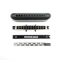 KB-12 Chromatic 12-Hole Kongsheng Professional Harmonica with Phosphor Bronze Reed Fast Assembly Tone C ABS+Metal Body