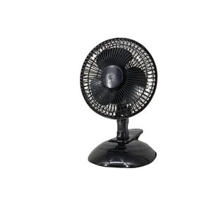 Mini ventilateur de table noir à clipser, 3 pales, portable, électrique, pour la circulation de l'air domestique - Product Image 1