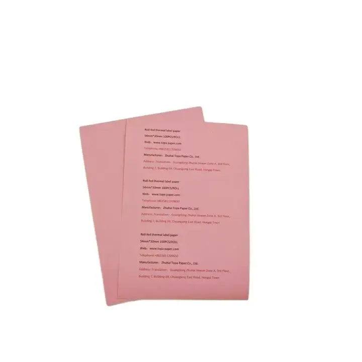 Anpassbare A4 Pink Matte selbst klebende Aufkleber 100 Blatt Verpackungs etiketten für Laser-/Tinten strahl drucker für benutzer definierte Aufkleber