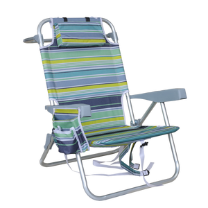 <span class=keywords><strong>Silla</strong></span> de Playa Plegable de Aluminio Portátil para Exteriores, <span class=keywords><strong>Silla</strong></span> <span class=keywords><strong>Reclinable</strong></span> con Cordones, Asiento Bajo, Plegable, Tipo Mochila - Product Image 1