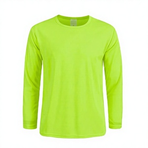 Camiseta Deportiva Lisa de Manga Larga, Corte Regular, de Secado Rápido, con Logotipo Personalizado OEM, al por Mayor - Product Image 3