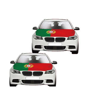 Индивидуальная конкурентоспособная цена 110*150 см печать полиэстер спандекс португальский капот автомобиля флаг для украшения - Product Image 3
