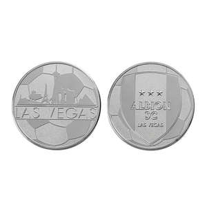 Monedas de plata personalizadas de metal plateado grado China - Product Image 3