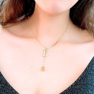 <span class=keywords><strong>Collana</strong></span> in Acciaio Inossidabile <span class=keywords><strong>con</strong></span> Ciondolo a Forma di <span class=keywords><strong>Lettera</strong></span> <span class=keywords><strong>M</strong></span>, Gioiello Inossidabile <span class=keywords><strong>con</strong></span> Iniziale per Donne - Product Image 6