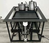 Accessoires de table à thé relevable intelligente en métal Jinruida, support de quincaillerie inclinable automatique télécommandé de style îlot pour café
