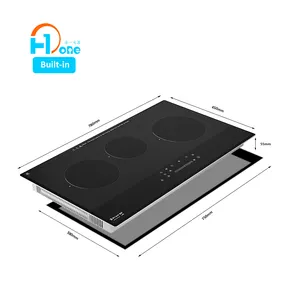 Built-in Tuya Induction Cooker With Smart Wi-Fi In Black Saves Energy Time Worry