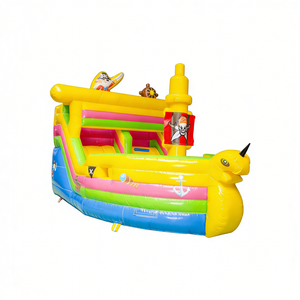 Castillo Inflable de Grado Comercial con Tobogán, Diseño de Barco Pirata, PVC Resistente, para Fiestas Infantiles y Alquiler de Eventos - Product Image 5