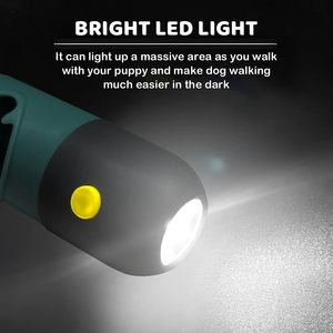 Distributeur de sacs à déjections canines en plastique écologique avec lumière LED et lampe torche - Product Image 2