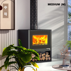 <span class=keywords><strong>Caminetto</strong></span> Craftsman con Fiamma Rossa a Schermo Intero - Product Image 2