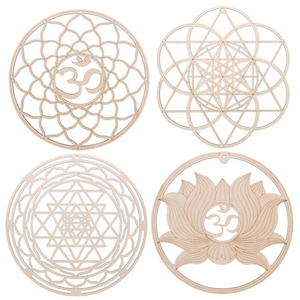 Fabricants de décoration en <span class=keywords><strong>bois</strong></span> découpé au laser sur mesure <span class=keywords><strong>mandala</strong></span> en <span class=keywords><strong>bois</strong></span> sculpté tenture murale en <span class=keywords><strong>bois</strong></span> pour la maison - Product Image 5