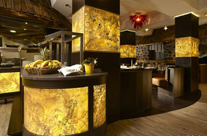 Tấm ốp đá ngoại thất, tấm veneer, đá travertine, gạch siêu mỏng dẻo, đá tự nhiên - Product Image 2