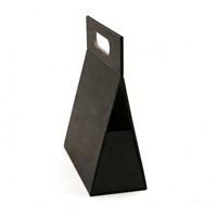 Boîte à parfum triangulaire de luxe, personnalisée, imprimée, pliable, fermeture magnétique rigide, élégante, emballage cadeau pyramidal pour vêtements, avec éponge
