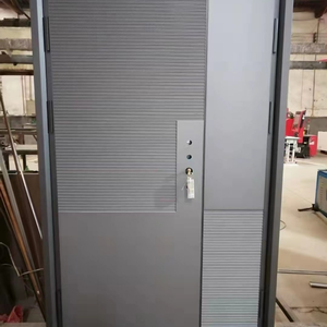 Villa de luxe moderne appartement porte d'entrée principale en fonte d'aluminium porte d'entrée extérieure sculptée en 3D - Product Image 5