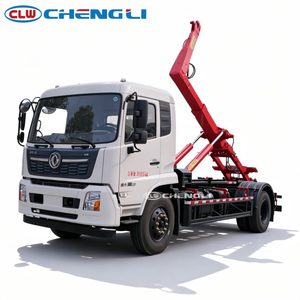 <b>Top</b>-Rated 230HP Hook Lift Waste Carrier with Telescopic Hook Arm for Fast Container <b>Loading</b> & Municipal Garbage Transportation - Product Image 4