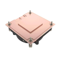 COOLSERVER 1700 Pur Cuivre Mince Dissipateur de Chaleur Nouveau Refroidissement par Air Pâte Thermique 4Pin Connecteur 3Pin PWM pour Intel CPU Server Fan