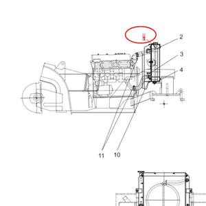 Conjunto de Radiador para Motor Doosan Daewoo D30F, Tanque de Agua Weichai WP3.2, Pieza de Repuesto para Montacargas Diésel - Product Image 2