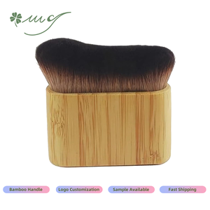 Brocha Plana de Pelo Sintético para Maquillaje de Rostro, Cuerpo y Piernas, para Difuminar Base Líquida, <span class=keywords><strong>Autobronceador</strong></span>, Bronceador <span class=keywords><strong>Facial</strong></span>, Crema Iluminadora y Polvo - Product Image 1