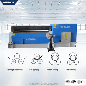 Machine à cintrer le fer à 4 rouleaux, machine à rouler la tôle CNC utilisée dans la fabrication de réservoirs sous pression - Product Image 3