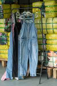 WS02 Fournisseur en gros de jeans boyfriend d'occasion pour femmes, modèles variés (coupe slim, coupe ample, coupe basse, coupe large), pantalons en denim décontractés d'été Ldxq - Product Image 3