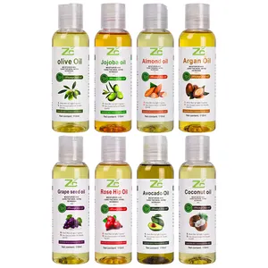 Aceite de semilla de uva orgánico OEM de fábrica, portador de base Natural puro, aceites de semilla de uva para el cuidado de la piel del cabello, Aceite de Masaje aromático