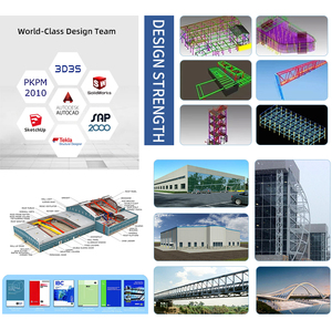 Estructura Metálica Prefabricada para Almacén/Taller/Hangar/<span class=keywords><strong>Edificio</strong></span> de Estructura de Acero - Product Image 4