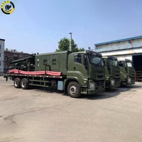 Sinotruk Howo 400 ch, 10 roues, 500 m, camion de forage hydraulique monté sur camion, machine de forage portable pour puits d'eau