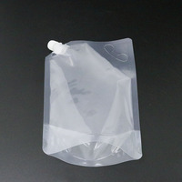 Offre Spéciale 1.5L Transparent Spout Bag Factory Wholesale Pochette de boisson en plastique avec buse d'aspiration Emballage d'eau claire