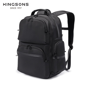 KINGSONS Business Backpack 20-35L Water Resistant Multi Compartment For Men Travel Work - Product Image 4