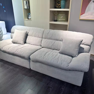 Juego de Sofás Seccionales con Relleno de Esponja y Tapizado Acolchado, Envasados al Vacío, para Salas de Estar de Apartamentos y Villas - Product Image 2