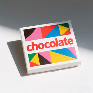 Caja de barra de chocolate de trufa larga de lujo con forma personalizable de laminación mate brillante para embalaje de regalo de vela de azúcar de goma de mascar - Product Image 3