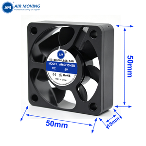 AM5015H5B 50X50X15mm แรงดันอากาศสูงมินิ DC 5V 12V 24V DC พัดลมระบายความร้อนขนาดเล็ก<span class=keywords><strong>ป</strong></span>รับแต่งได้ - Product Image 2